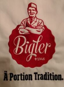 Haftowanie komputerowe - logo firmy Bigler